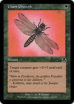 Giant Growth (ME2-167) - common - Foil