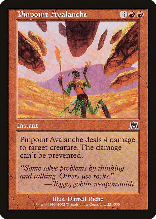 Pinpoint Avalanche (ONS-221) - common - Foil