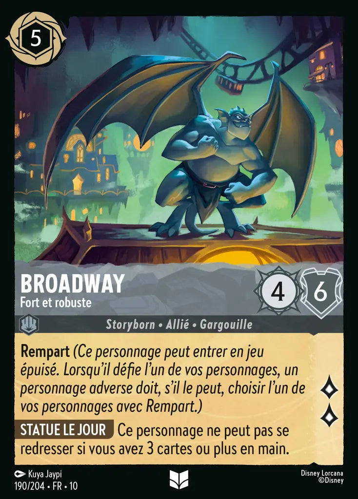 Broadway - Fort et robuste (190/204) - LDLP - Inhabituelle