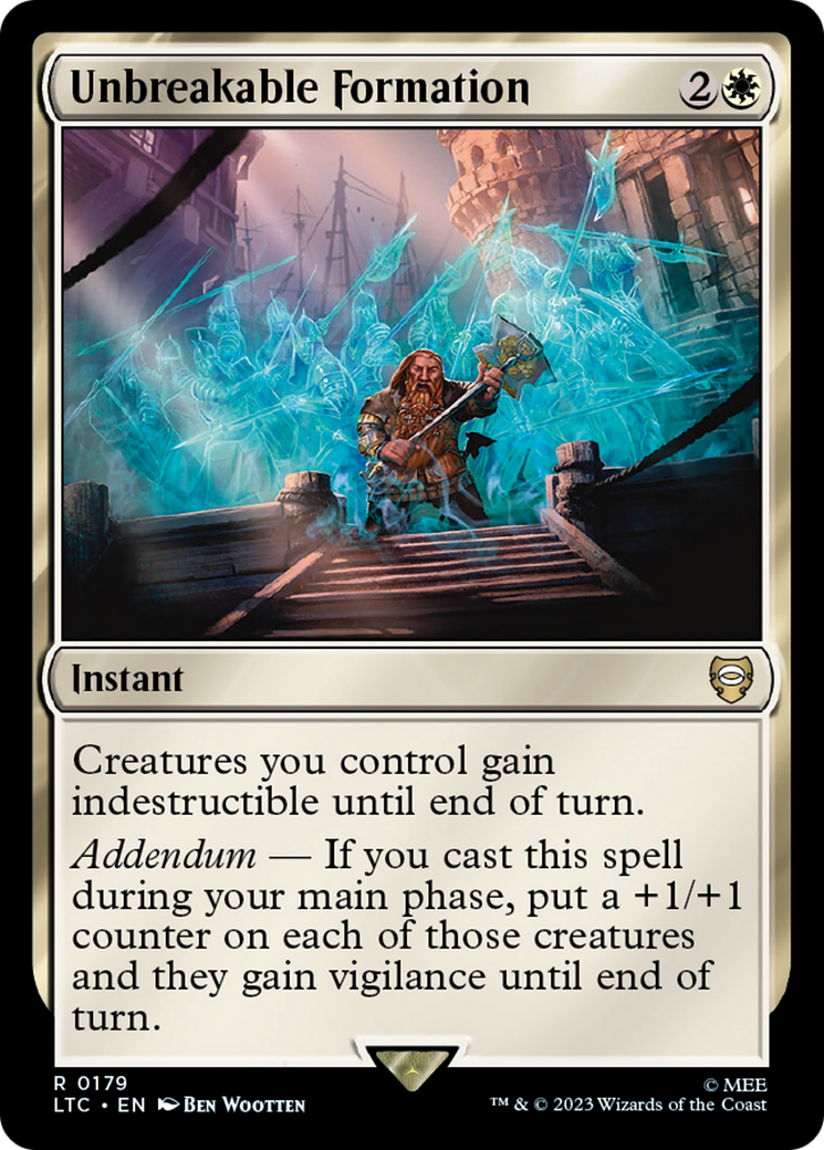 Unbreakable Formation (LTC-179) - rare