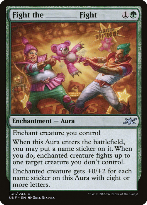 Fight the _____ Fight (UNF-138) - uncommon - Foil