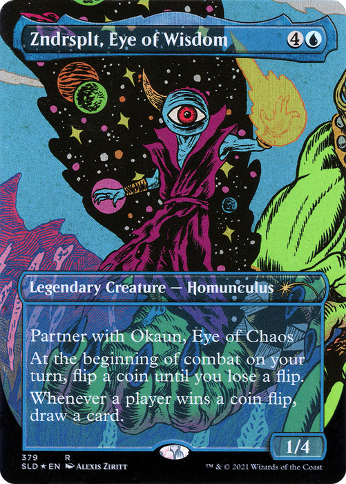 Zndrsplt, Eye of Wisdom // Zndrsplt, Eye of Wisdom (SLD-379) - rare (Borderless)