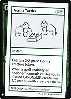 Gorilla Tactics (CMB1-076) - rare