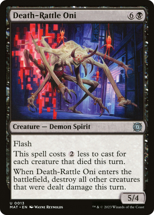 Death-Rattle Oni (MAT-013) - uncommon - Foil