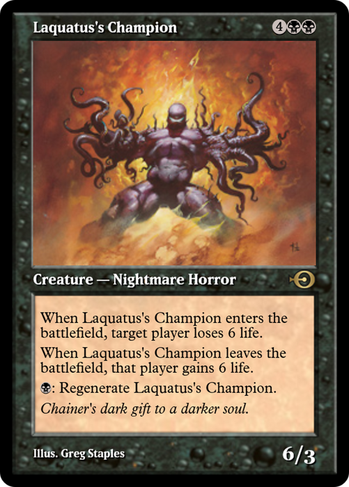 Laquatus's Champion (PRM-37875) - rare - Foil