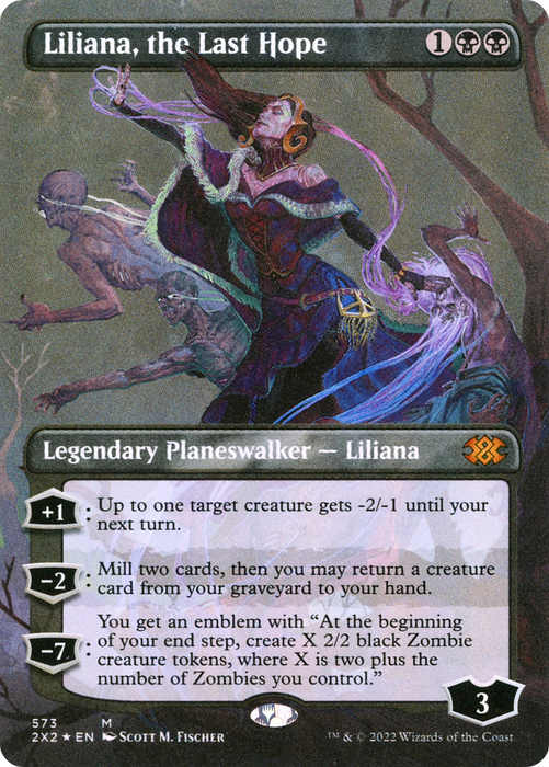 Liliana, the Last Hope (2X2-573) - mythic (Borderless) - Foil