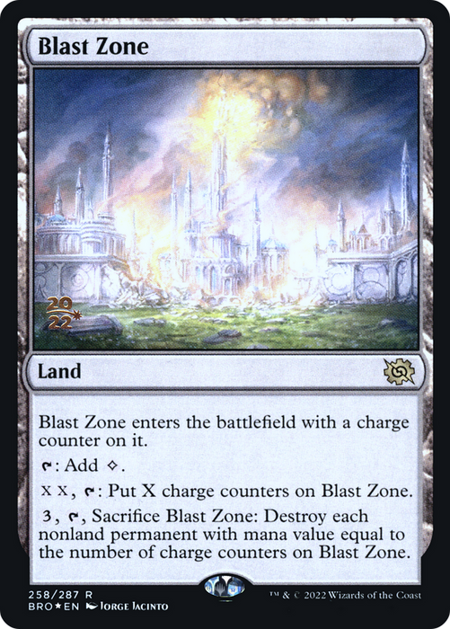 Blast Zone (PRE-258S) - rare - Foil