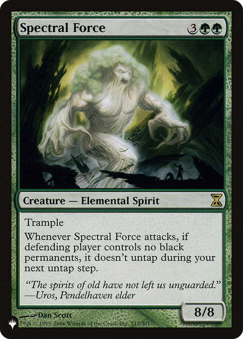 Spectral Force (LIST-TSP-217) - rare