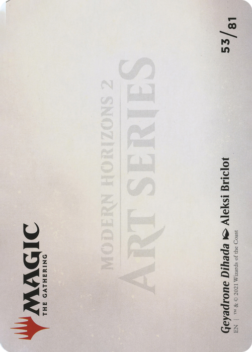 Geyadrone Dihada // Geyadrone Dihada (AMH2-053) - common (Borderless) - Foil