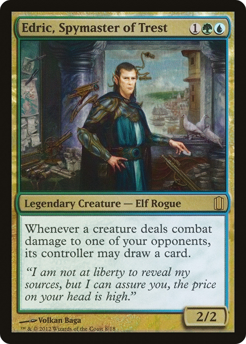 Edric, Spymaster of Trest (CM1-008) - rare - Foil