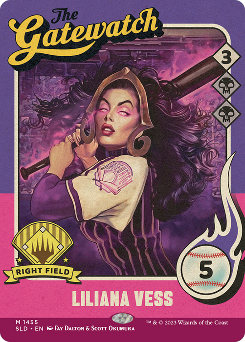Liliana Vess // Liliana Vess (SLD-1455) - mythic: (Full Art) (Borderless) - Foil