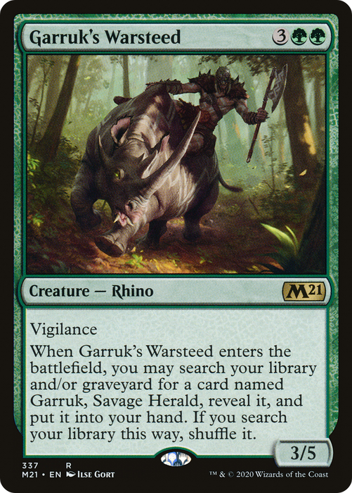 Garruk's Warsteed (M21-337) - rare