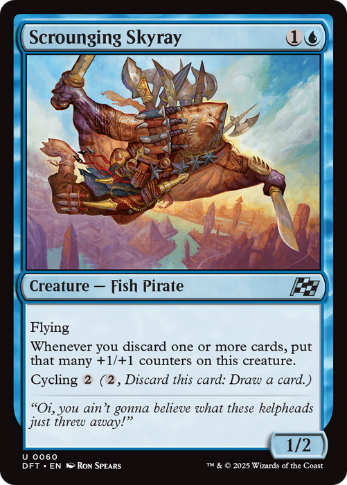 Scrounging Skyray (DFT-060) - uncommon - Foil