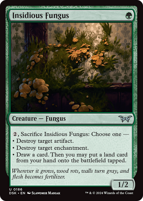 Insidious Fungus (DSK-186) - uncommon - Foil