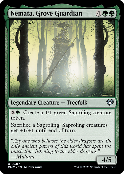 Nemata, Grove Guardian (CMM-307) - uncommon - Foil