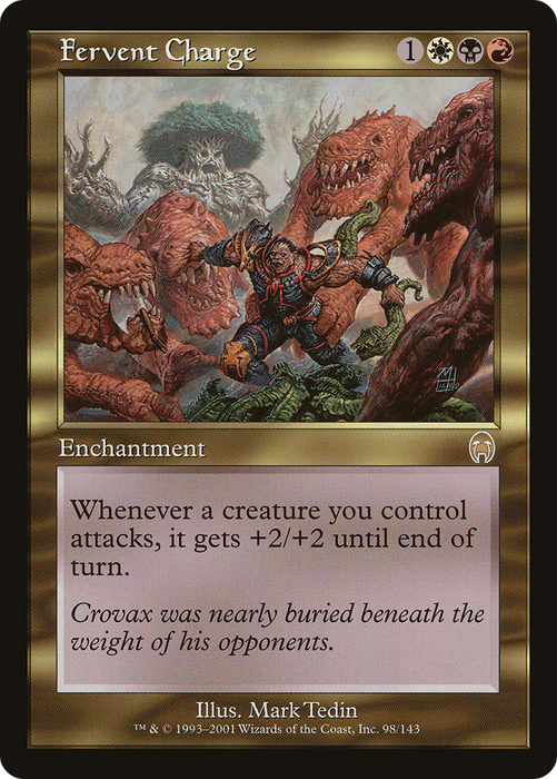 Fervent Charge (APC-098) - rare - Foil