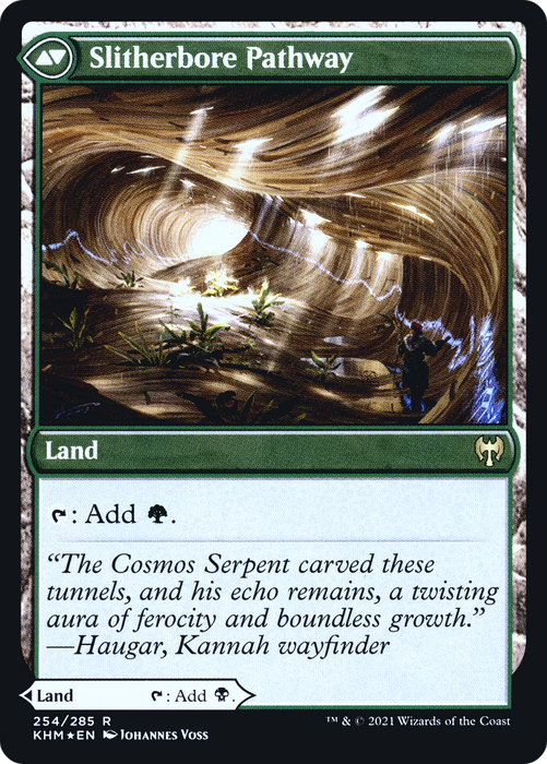 Darkbore Pathway // Slitherbore Pathway (PRE-254S) - rare - Foil