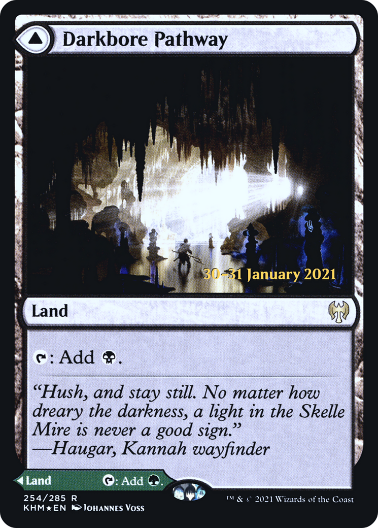 Darkbore Pathway // Slitherbore Pathway (PRE-254S) - rare - Foil