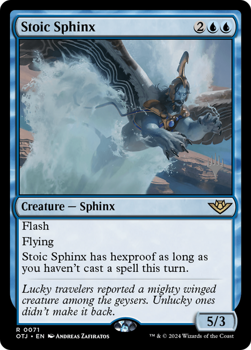 Stoic Sphinx (PPOTJ-71P) - rare