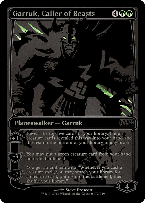 Garruk, Caller of Beasts (MEDIA-172★) - mythic - Foil
