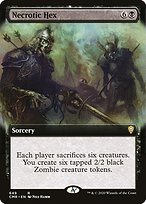 Necrotic Hex (CMR-649) - rare: (Extended Art)
