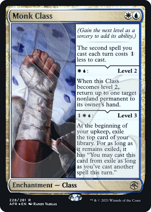 Monk Class (AFR&-228A) - rare - Foil