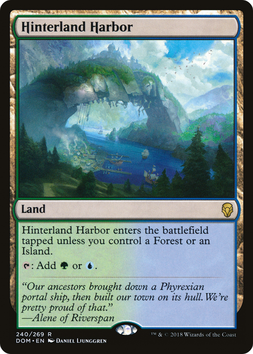 Hinterland Harbor (DOM-240) - rare - Foil