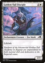 Golden-Tail Disciple (NEO-015) - common: (enchantment)