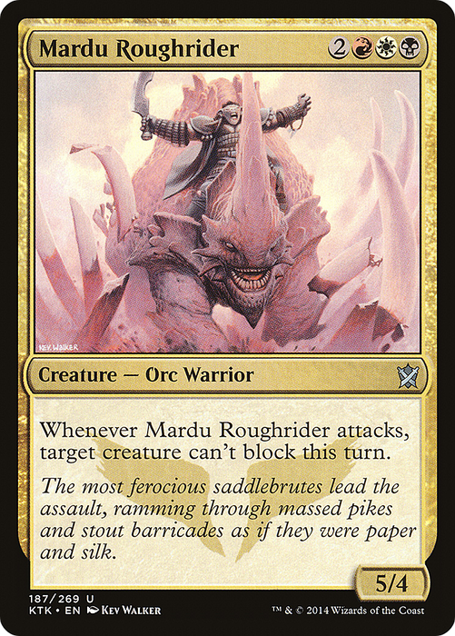 Mardu Roughrider (KTK-187) - uncommon - Foil