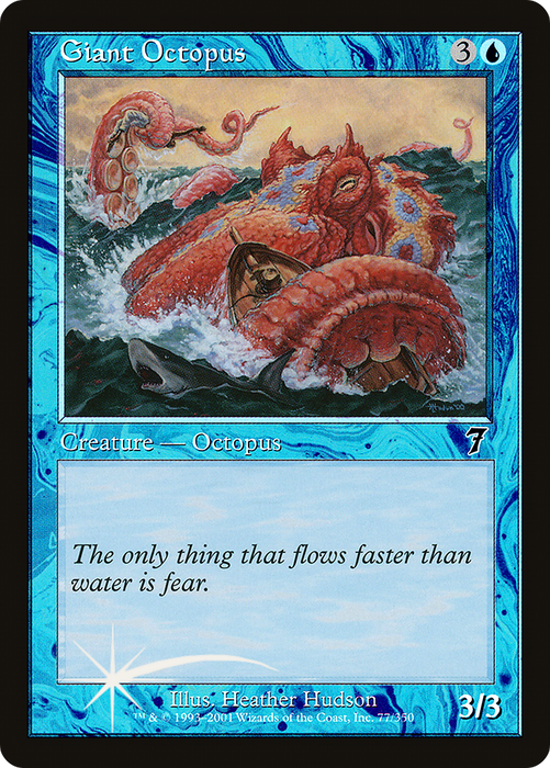 Giant Octopus (7ED-77★) - common - Foil