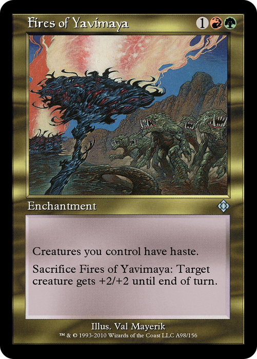 Fires of Yavimaya (TD0-A98) - uncommon