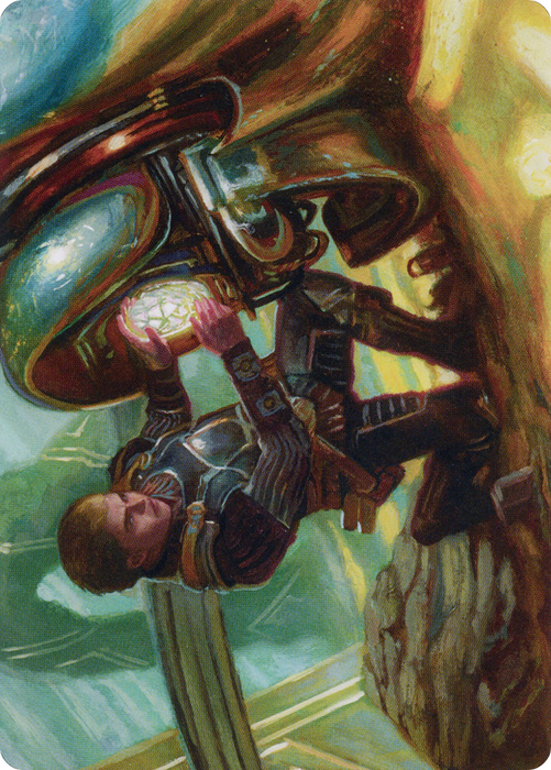 Urza, Powerstone Prodigy // Urza, Powerstone Prodigy (ABRO-035) - common (Borderless)