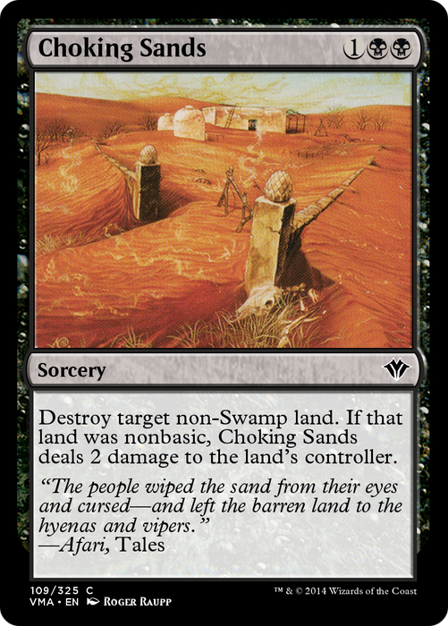Choking Sands (VMA-109) - common