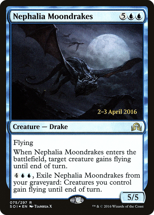 Nephalia Moondrakes (PRE-75S) - rare - Foil