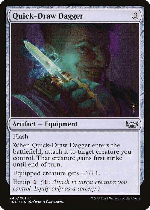 Quick-Draw Dagger (SNC-243) - common - Foil