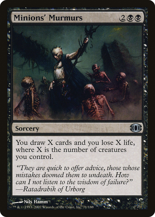 Minions' Murmurs (FUT-071) - uncommon - Foil