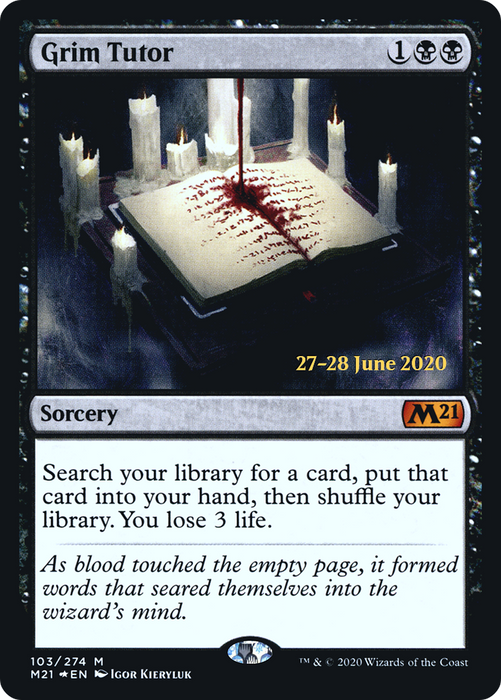 Grim Tutor (PRE-103S) - mythic - Foil