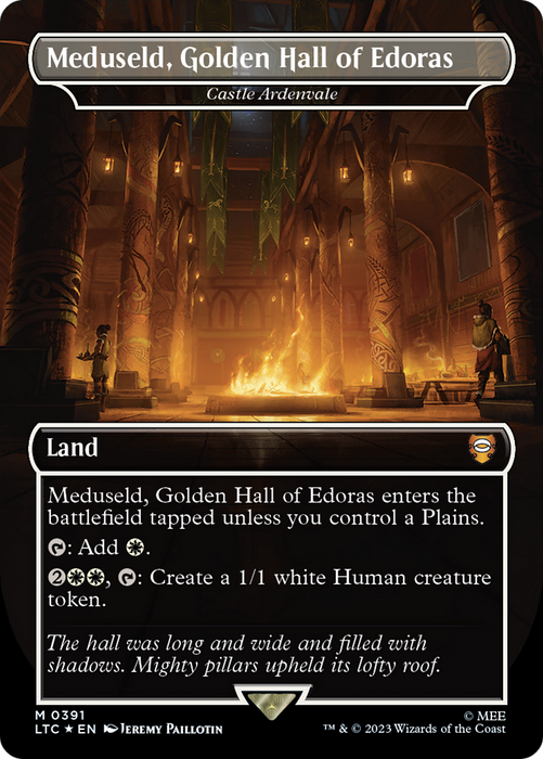 Castle Ardenvale (LTC-391) - mythic / Meduseld, Golden Hall of Edoras (Borderless) - Foil
