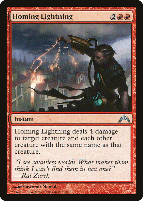 Homing Lightning (GTC-096) - uncommon - Foil