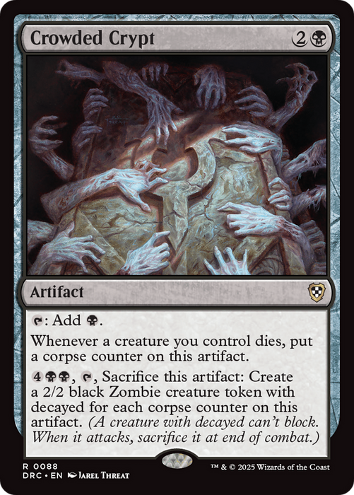 Crowded Crypt (DRC-088) - rare - Foil
