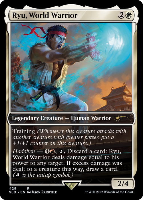 Vikya, Scorching Stalwart (SLD-429) - rare / Ryu, World Warrior - Foil
