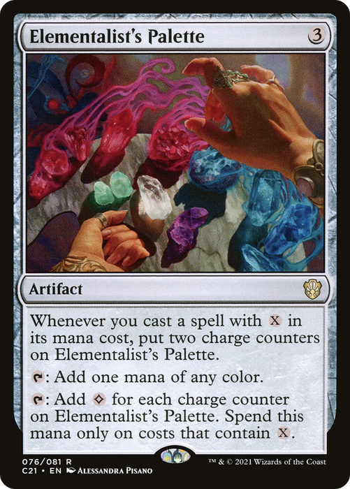 Elementalist's Palette (C21-076) - rare