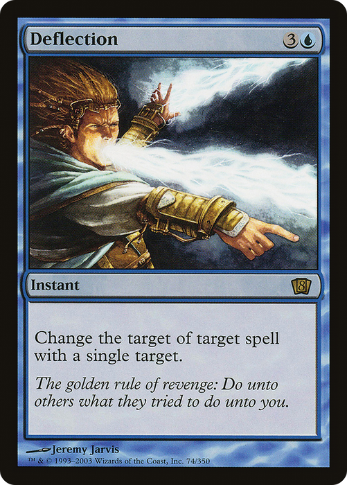 Deflection (8ED-74★) - rare - Foil