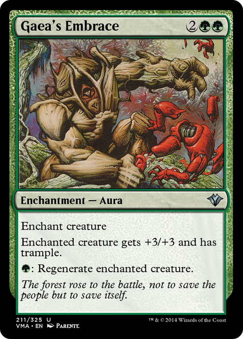 Gaea's Embrace (VMA-211) - uncommon - Foil