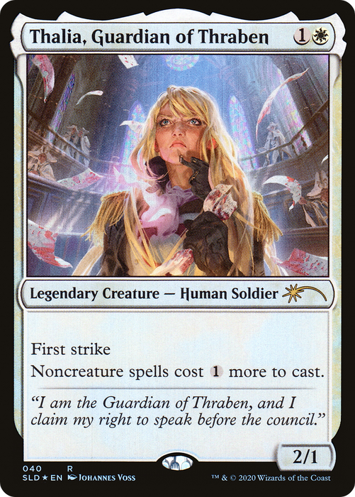 Thalia, Guardian of Thraben (SLD-040) - rare - Foil