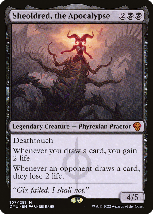 Sheoldred, the Apocalypse (DMU-107) - mythic - Foil
