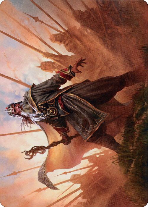 Hazezon, Shaper of Sand // Hazezon, Shaper of Sand (ADMU-046) - common (Borderless) - Foil