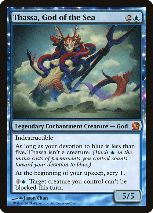Thassa, God of the Sea (THS-066) - mythic: (enchantment) - Foil