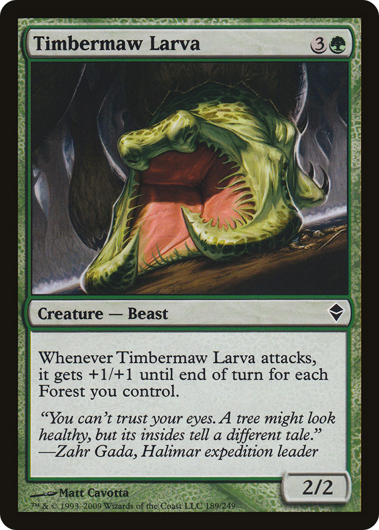 Timbermaw Larva (ZEN-189) - common - Foil