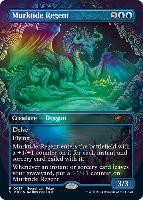 Murktide Regent (SLP-017) - mythic (Borderless) - Foil